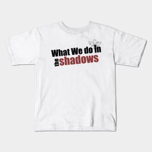 What We Do In The Shadows The Bigbang theory logo! Kids T-Shirt